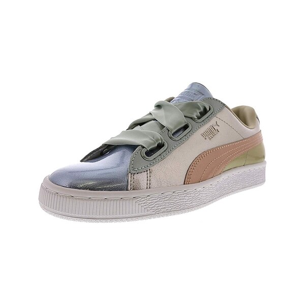 basket heart glitter women's sneakers