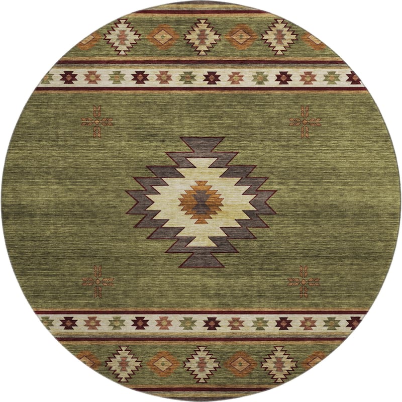 Premium Washable Super Soft Boho Tribal Mayfield Rug