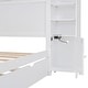 preview thumbnail 39 of 105, Modern Platform Bed with Integrated Cabinet, Trundle Bed and Drawers