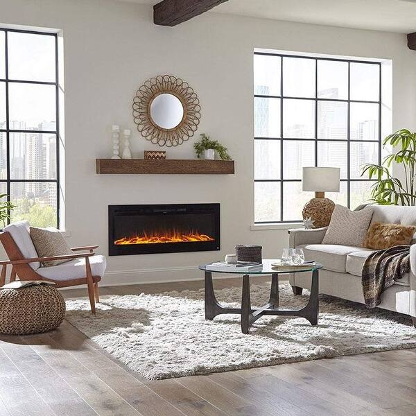 slide 1 of 4, The Sideline Electric Fireplace