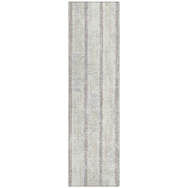 Machine Washable Indoor/ Outdoor Chantille Ombre Stripe Rug