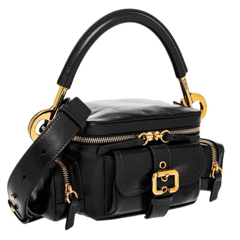 Chloe Small Camera Bag in Shiny Leather