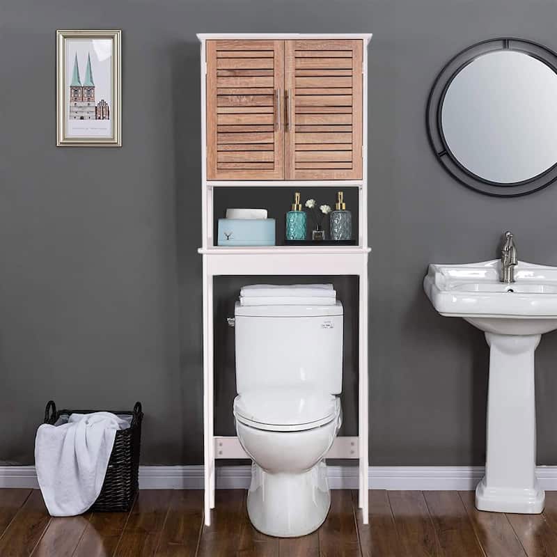 Stockholm Over The Toilet Storage Cabinet Space Saver - 24.80"L x 9"W x 70.50"H