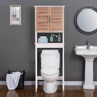 Stockholm Over The Toilet Storage Cabinet Space Saver - 24.80"L x 9"W x 70.50"H