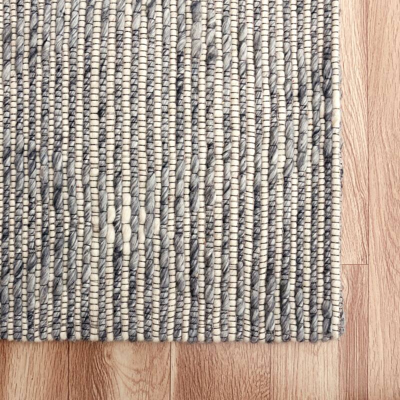 Arstad Transitional Hand-Woven Diamond Wool Indoor Area Rug by Sevita