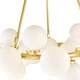 preview thumbnail 5 of 5, Arya 25 Light Chandelier With Satin Gold Finish - Satin Gold