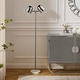 preview thumbnail 3 of 23, Estefani 6ft Power Cord, Foot Switch, 2 Lights Floor Lamp