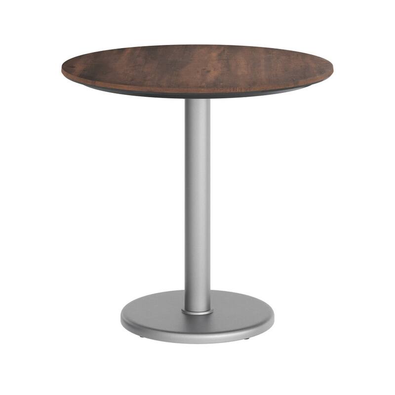 Commercial All-Weather HPL Tabletop with Round Base