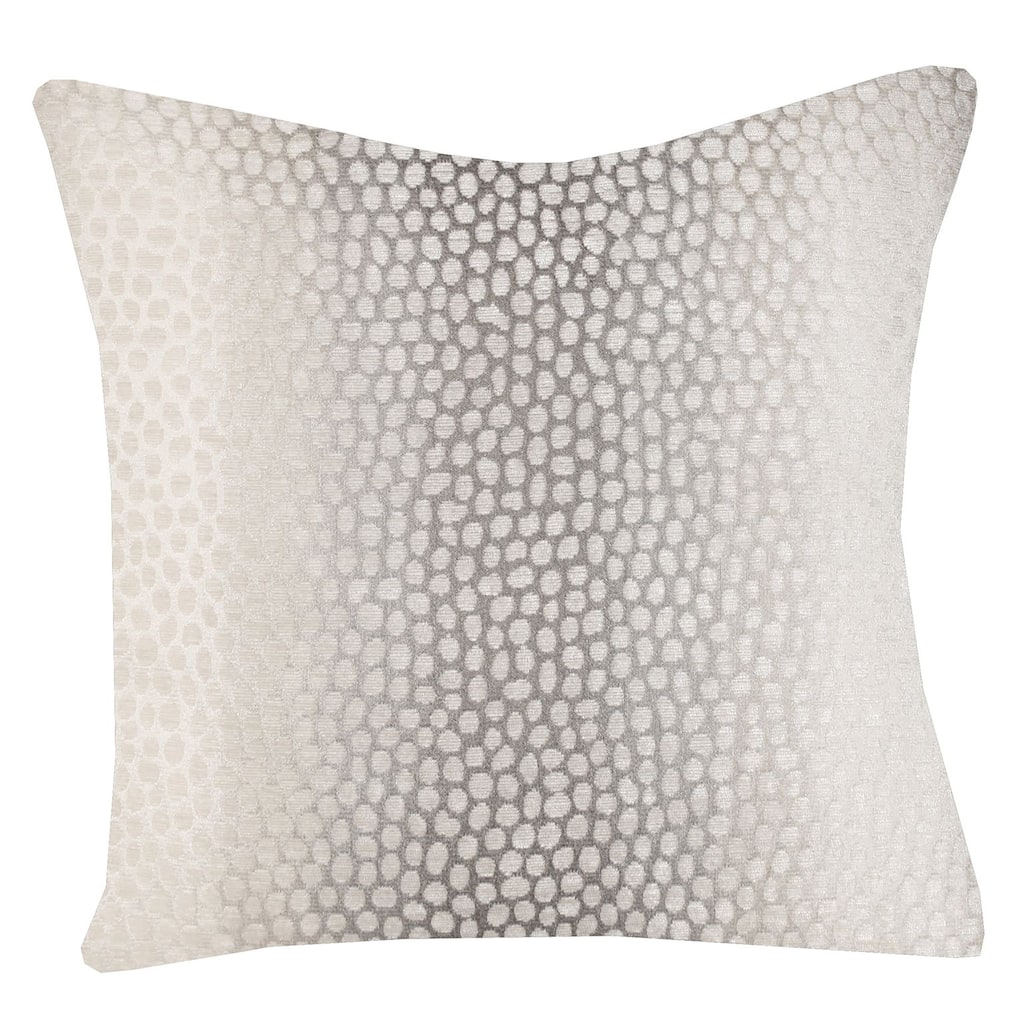 Myles Ivory Pillow - Down Feather Insert
