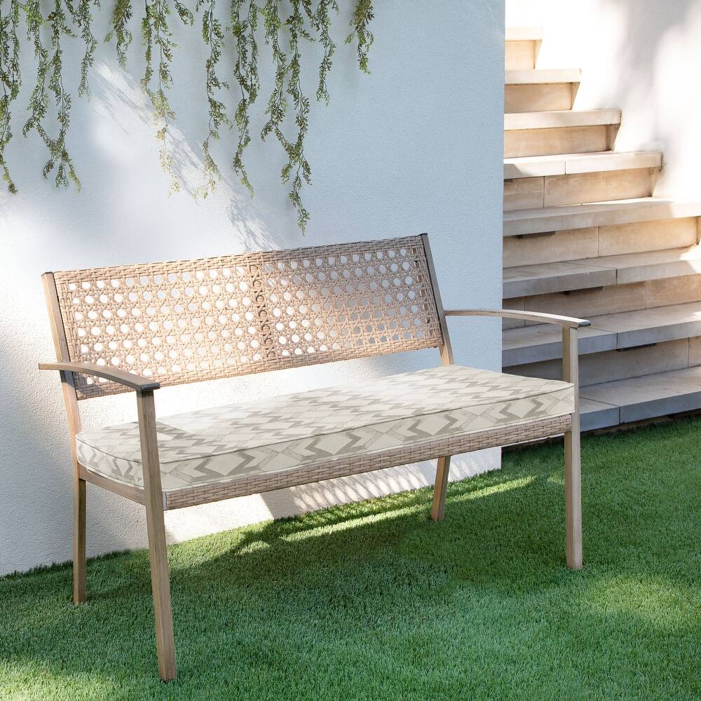Sorra Home Outdura Outdoor Corded Bench Cushion