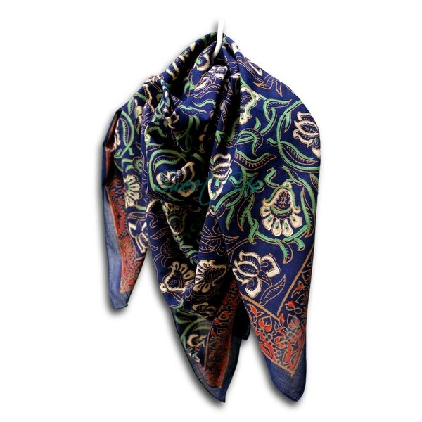 large cotton head scarf