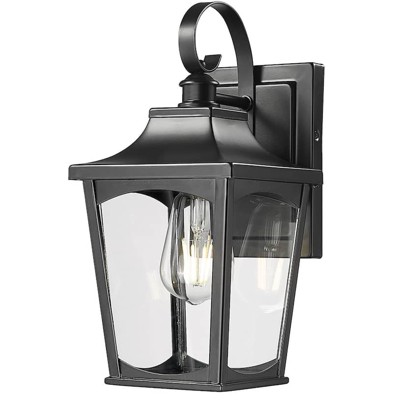 Millennium Lighting 10901 Curry 13" Tall Outdoor Wall Sconce with - Powder Coated Black