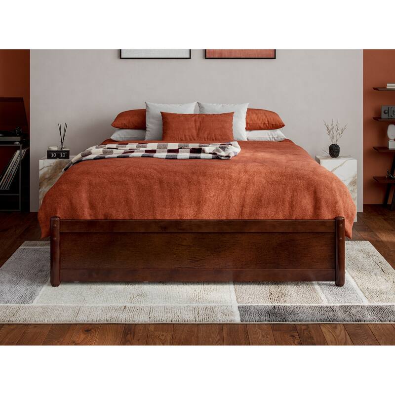 Barcelona Panel Platform Bed with Storage Drawers