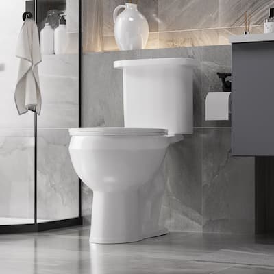1.6 GPF Elongated Comfort Height Two-Piece Toilet (Seat Included)