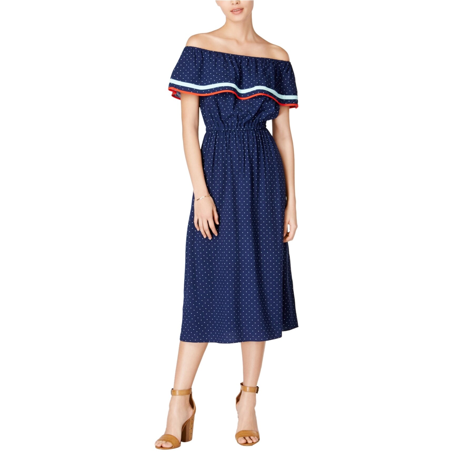 off the shoulder fiesta dress
