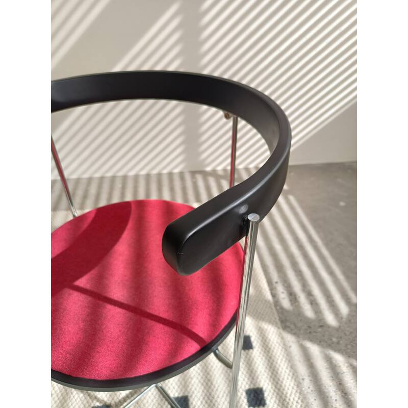 Folding Dining Chair Kitchen Chair - Red