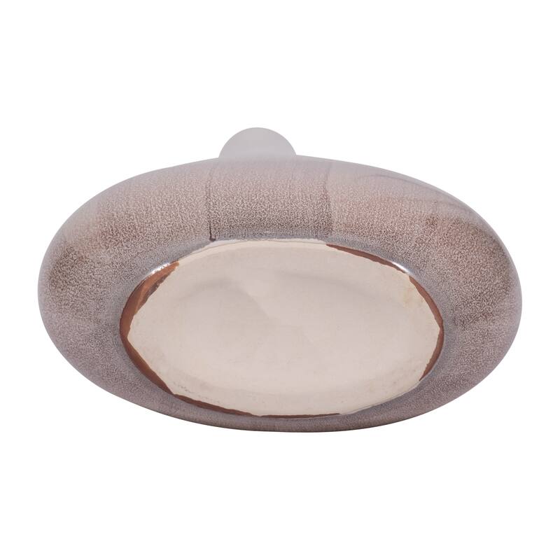 Sagebrook Home Valdiva Stoneware Vase - White, Novelty, Ombre, Elegant Home Accent in Stoneware Color