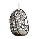 preview thumbnail 6 of 14, Outdoor Egg Wicker Chair by Christopher Knight Home