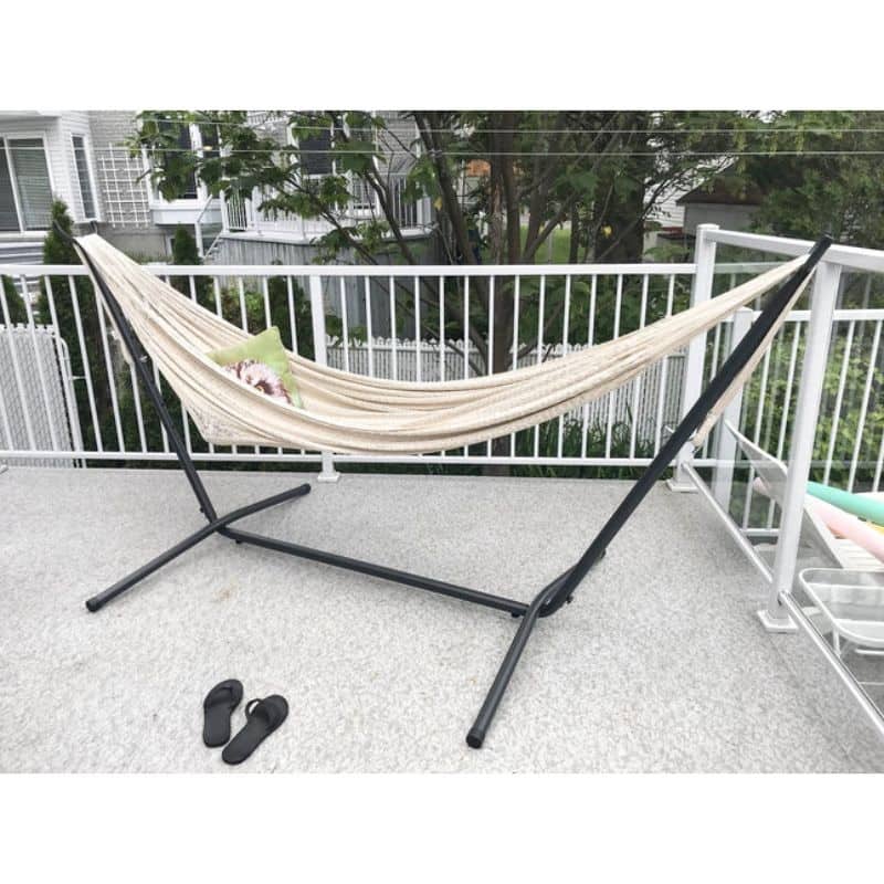 XL Thick Cord Mayan Hammock with Universal Stand