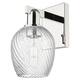 Option Polished Nickel / Clear Spiral Fluted