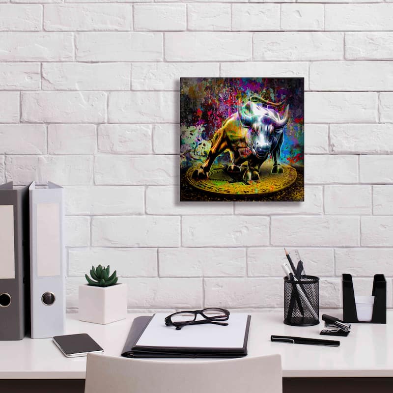 Epic Graffiti 'Bitcoin Bull Market,' Canvas Wall Art