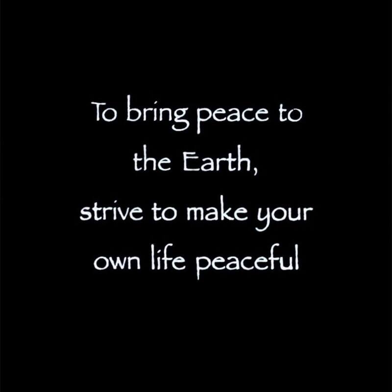 Inspirational Wall Decor "Peace" Banner Large, Inspiring Quote Hanging Scroll, Motivational Message Art, Thought Saying Tapestry