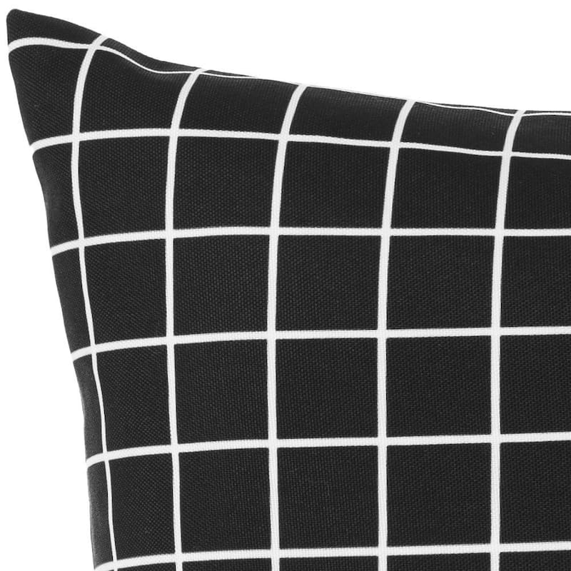 Artistic Weavers Check Plaid Pattern Throw Pillow
