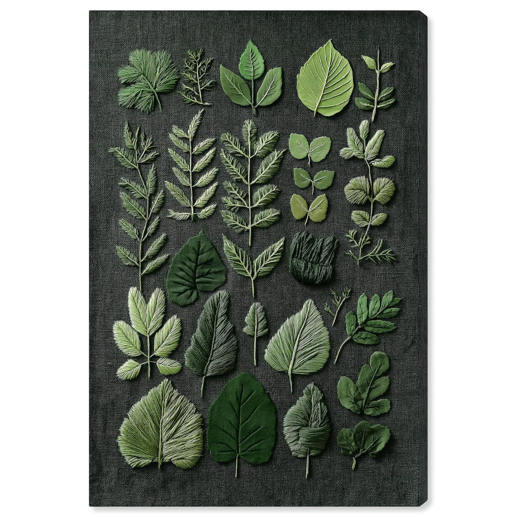 Leaf Library III Canvas by Art Remedy, Gallery Wrapped