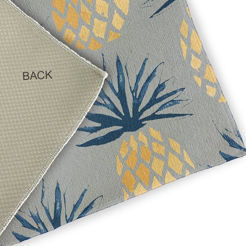 Pineapple Stripes Indoor/Outdoor Rug