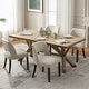 preview thumbnail 9 of 8, Modern Dining Chairs, Faux Leather Kitchen Chairs with Wood Legs