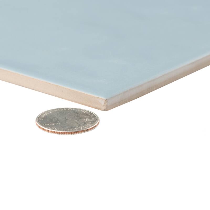 Merola Tile Berta Celeste 7-7/8" x 7-7/8" Ceramic Wall Tile