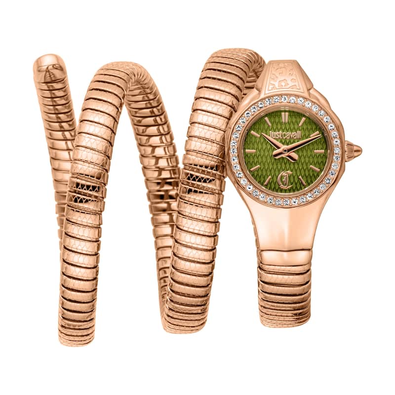Just Cavalli Women's JC1L355M0045 Quartz Watch - Rose-Tone