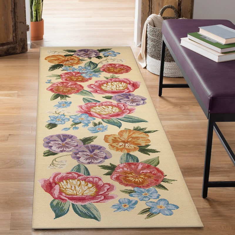 Liora Manne Marina Secret Garden Indoor/Outdoor Area Rug