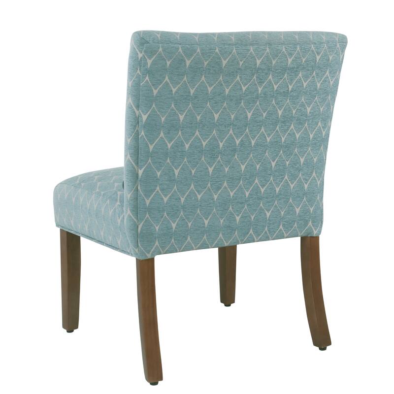 Porch & Den Valderrama Geometric Patterned Accent Chair with Pillow
