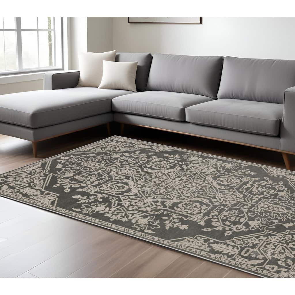 HomeRootsOriental Traditional Rectangle Area Rug