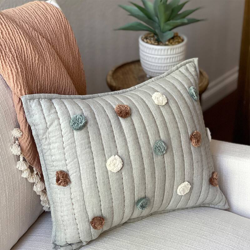 Crane Baby Decorative Quilted Pillow Ezra