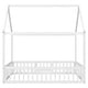 preview thumbnail 22 of 58, Wood House Bed with Fence and Door