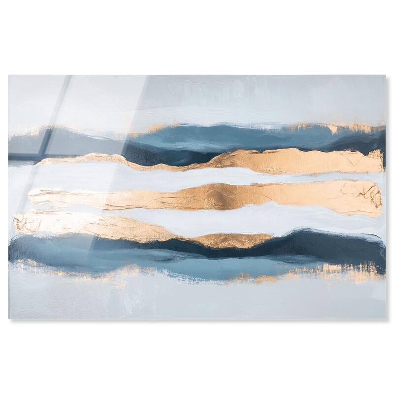 Blue Ridge II Acrylic by Art Remedy, Ready to Hang - 15" x 10"
