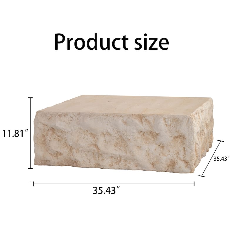 Mid-Century Square Centre Coffee Table - 8' x 10'