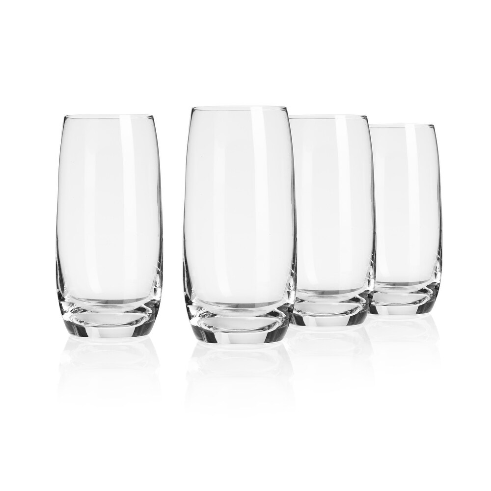 Solid Colored Drinking Glasses Big Bubble (9 oz. set of 6) - Height: 4.13  x Width: 3.43 - Bed Bath & Beyond - 34550314