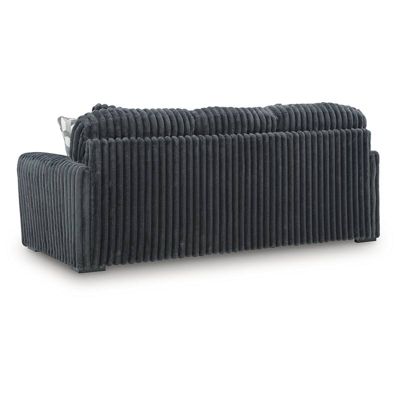 Signature Design by Ashley Midnight-Madness Dark Gray Sofa - 98" W x 41" D x 40" H
