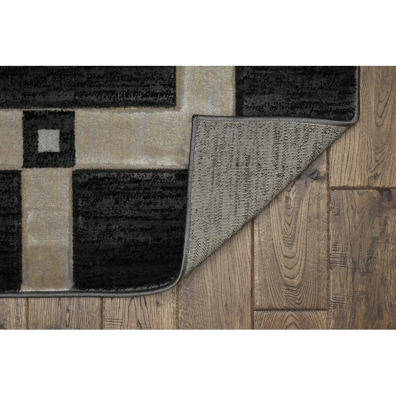 Geo-Bordered Area Rug