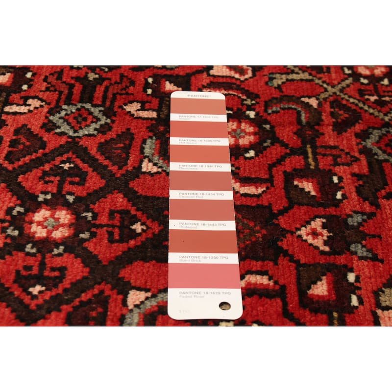 ECARPETGALLERY Hand-knotted Anadol Red Wool Rug - 4'0 x 9'8