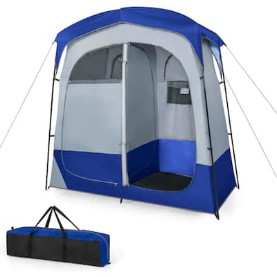 Goplus 2 Room Shower Tent Oversize Privacy Shelter Portable Dressing - See Details