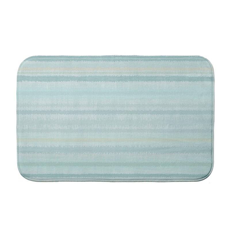 Raya De Agua Bath Mat - 21 x 34 - Aqua