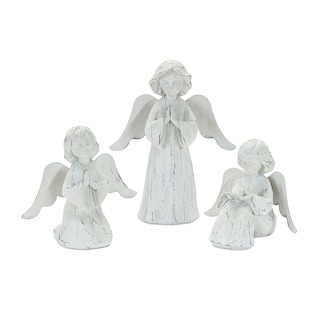 Set of 3 Angel Tabletop Figurines 8