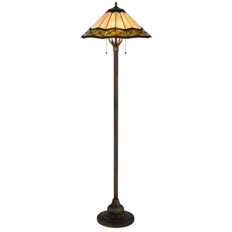 Armscroft 62" Height Bronze Resin Floor Lamp - One Size