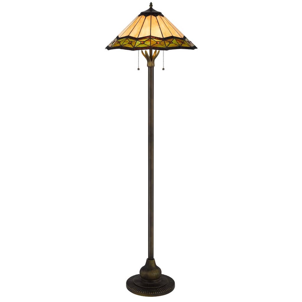 Armscroft 62" Height Bronze Resin Floor Lamp - One Size