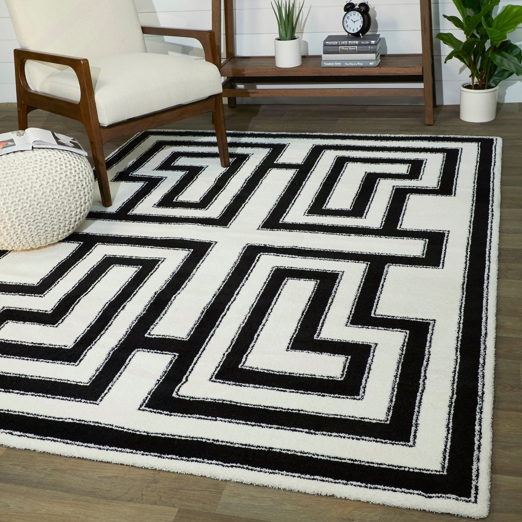 Balta Rugs Vincent Art Deco Border Area Rug