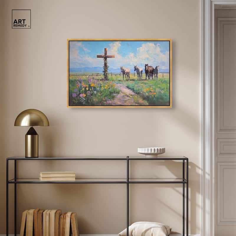 Faithful Pasture Canvas by Art Remedy